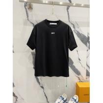 ブランド コピー 安心在庫希少爽やかな色合いOff-White半袖Tシャツ