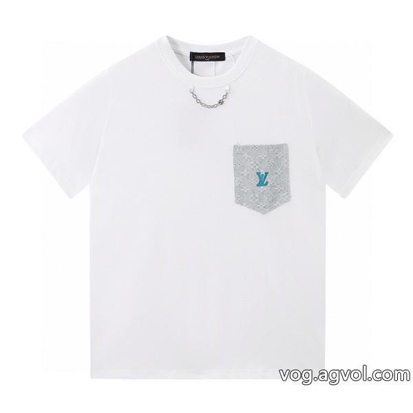 半袖Tシャツお洒落な印象に期間限定価格LOUIS VUITTON偽 ブランド 