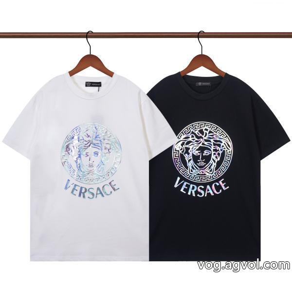 快適な着心地新作冬の優秀アイテム激安 通販 ブランド半袖TシャツVERSACE