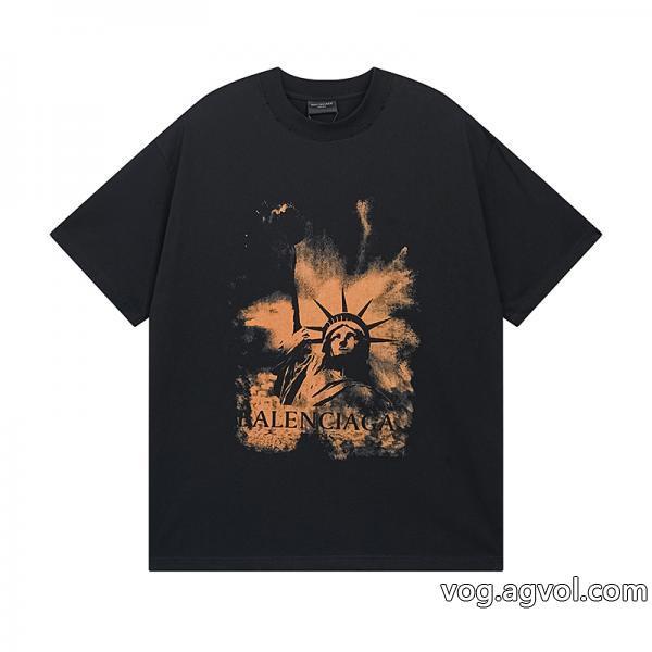 バレンシアガスーパー コピー 品2026新作新品清涼感半袖Tシャツ