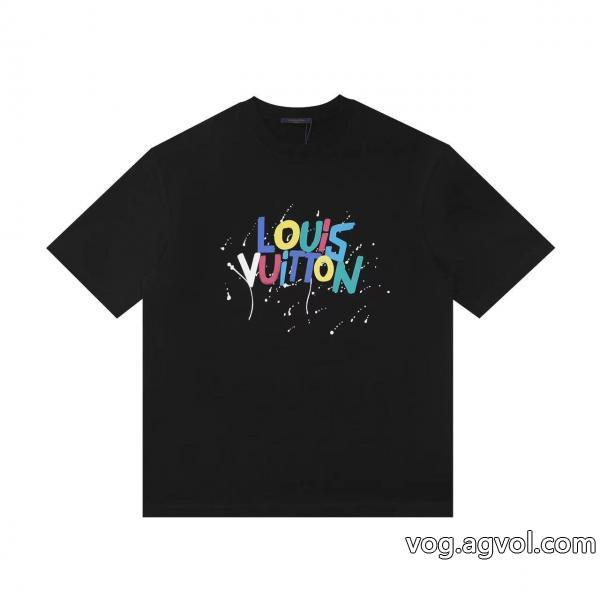ブランド 通販 激安着心地のいい新作売切れ続出ルイ ヴィトン半袖Tシャツ
