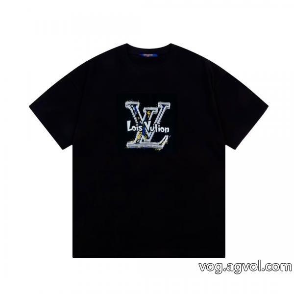 ルイ ヴィトン偽物 ブランド 激安決算在庫処分カジュアルの定番半袖Tシャツ