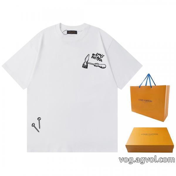 華やかな印象キュートな印象スーパー コピー 品半袖TシャツLOUIS VUITTON