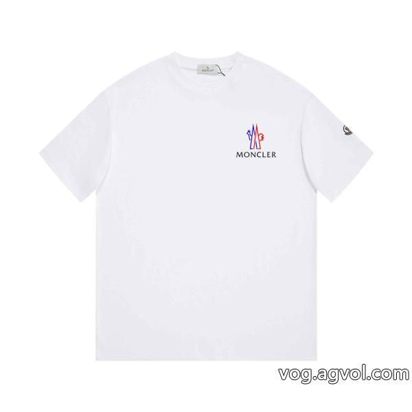 期間限定セール限定版プリントブランド コピー 安心モンクレール半袖Tシャツ