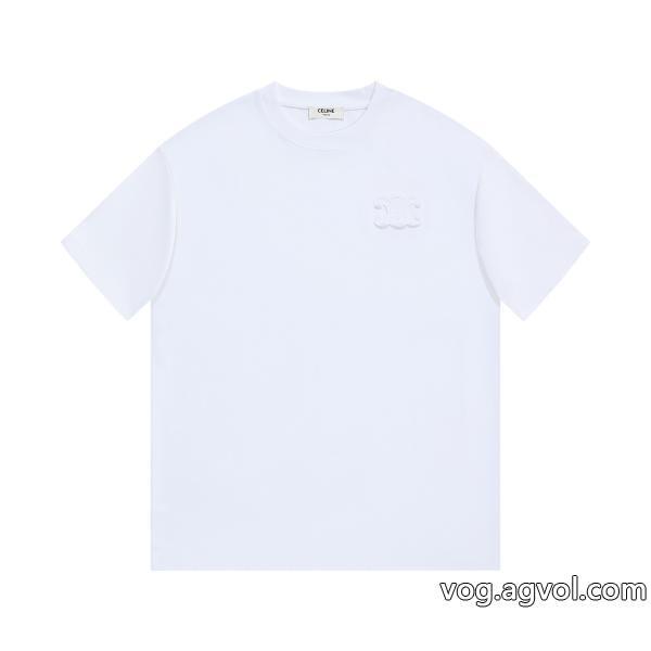 激安 ブランド完売間近カッコカワイイCELINE半袖Tシャツ