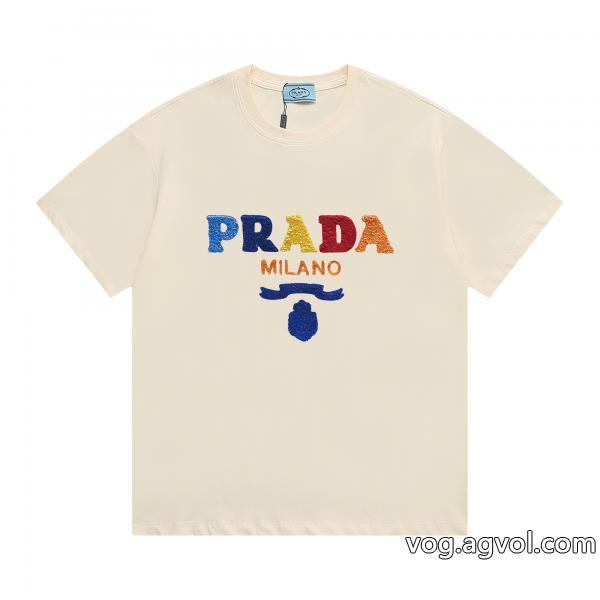 ブランド コピー 販売半袖Tシャツ期待値も高いアイテム圧倒的な人気PRADA