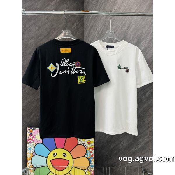 偽物 ブランドLOUIS VUITTON半袖TシャツSS23残り僅ぐっと鮮度がアップ