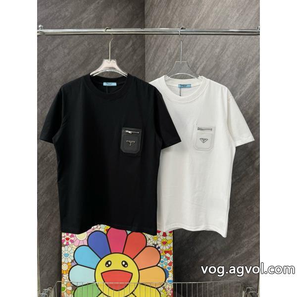 最前線2026今季トレンドの限定アイテム通販 ブランドPRADA半袖Tシャツ