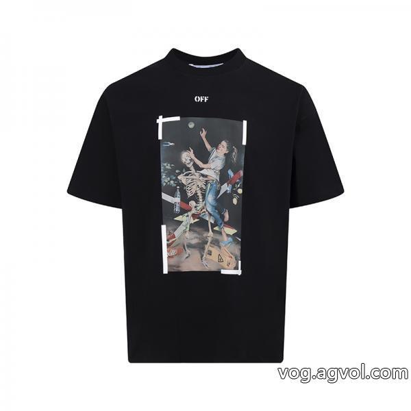 半袖Tシャツ新作限定めっちゃ綺麗色23SS海外直営Off-Whiteスーパー コピー 販売