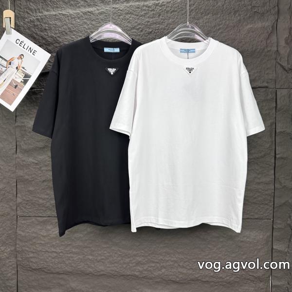 PRADA半袖Tシャツブランド フェイク圧倒的な人気今人気の秘訣