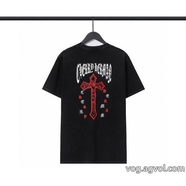 セレブ愛用23AWの最新アイテムブランド 偽物 激安半袖Tシャツクロムハーツ