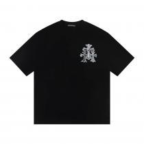 CHROME HEARTSリラックスした雰囲気に大好評ブランド コピー 優良半袖Tシャツ