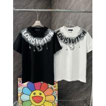 ブランド コピー 販売 LOUIS VUITTON半袖Tシャツ王道コンビSS23オシャレ
