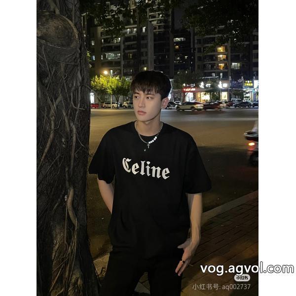 激安 ブランド 通販円高還元Sale清潔感の高い新品半袖TシャツCELINE