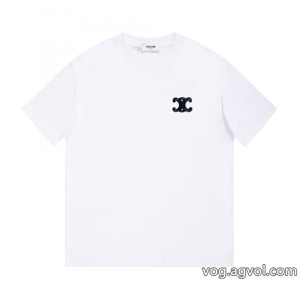 CELINE速達便発送超稀少半袖Tシャツコピー ブランド 通販 安心