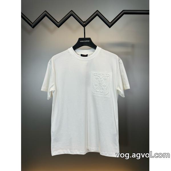 コピー ブランド 販売半袖Tシャツ大変大人気2025柔らかい色調LOUIS VUITTON