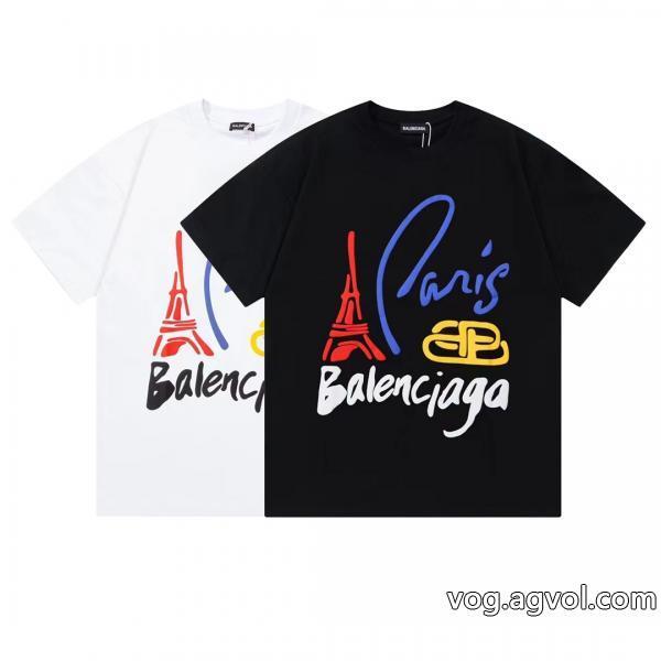 偽 ブランド balenciaga品が良い2026冬に意外と人気な新作半袖Tシャツ