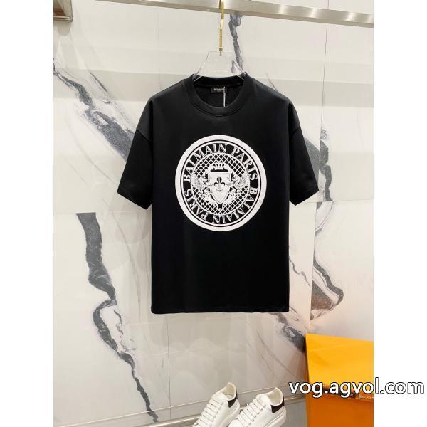 ブランド スーパー コピー 通販BALMAIN完売目前今季大注目半袖Tシャツ