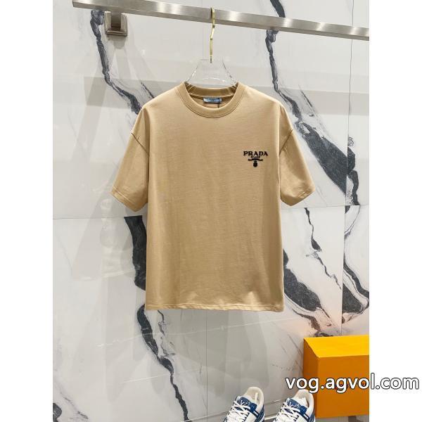 PRADAコピー 商品 通販半袖Tシャツ今年のトレンドカラー人気上昇中