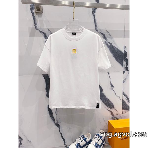 人気商品再入荷透け感優しい半袖Tシャツブランド 品 激安 通販フェンディ