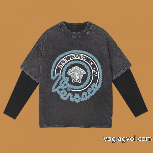 VERSACEブランド 偽物 激安長袖Tシャツ高級感のあるデザイン大人気限定カラー