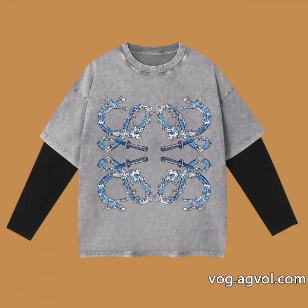 長袖Tシャツ偽 ブランド 通販最新トレンド2026年秋冬コレクションNEW素敵LOEWE