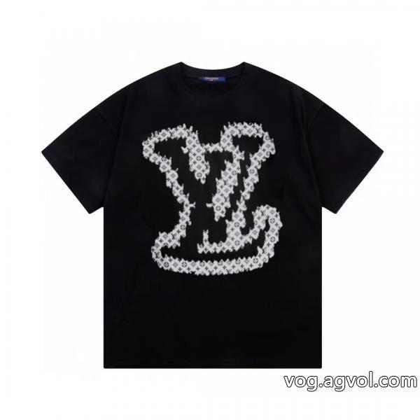 ブランド コピー 激安半袖TシャツLOUIS VUITTONセレブや芸能人からも愛用SS23完売必至