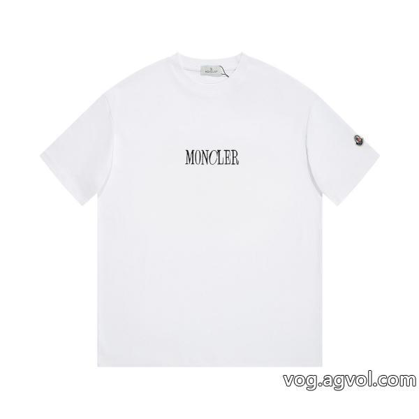 MONCLER売切必至柔らかい色調半袖Tシャツブランド コピー s 級