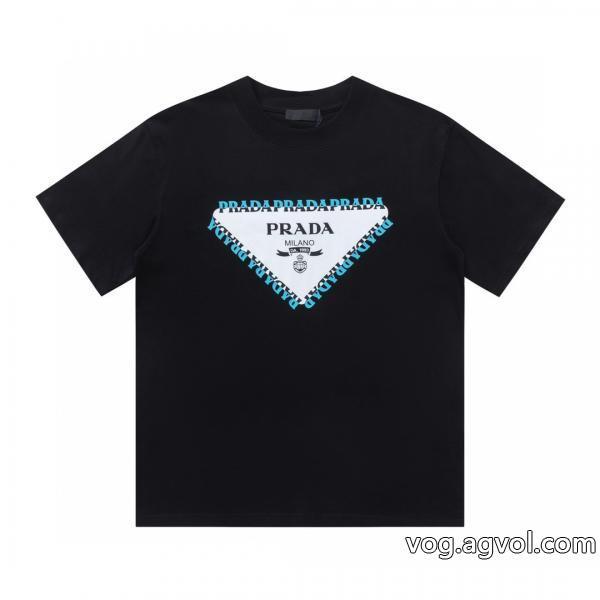 PRADA完売目前完璧なシルエットブランド 品 激安 通販半袖Tシャツ