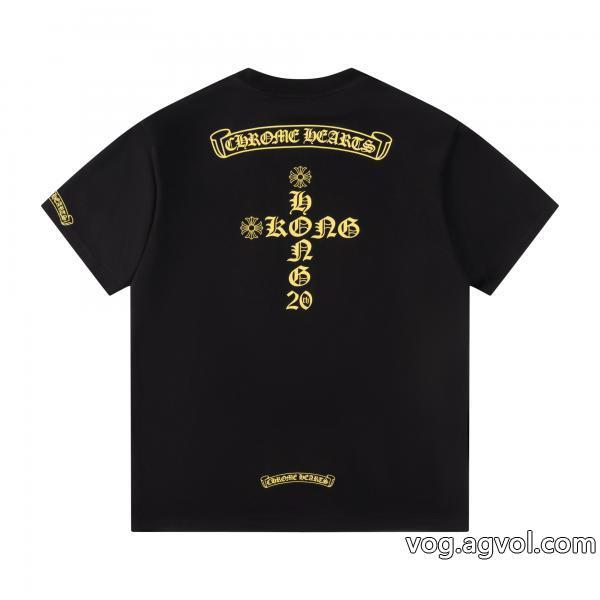 ブランド コピー  CHROME HEARTS冬らしい品格が漂う激レア半袖Tシャツ