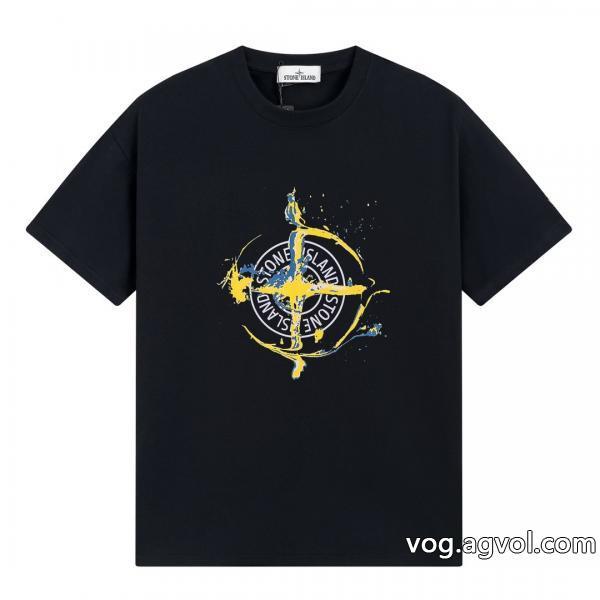 半袖Tシャツブランド 品 コピーストーンアイランド23SS 異素材最終セール