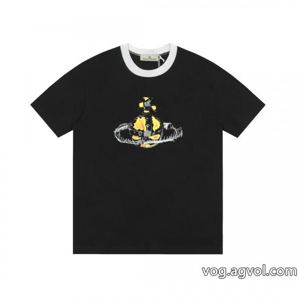新作在庫希少セール早いもの勝ちブランド 偽物 激安VIVIENNE WESTWOOD半袖Tシャツ