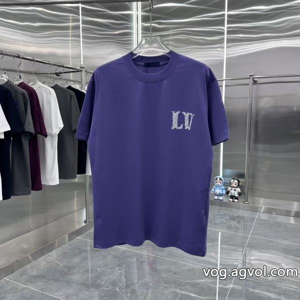 通販 ブランド半袖Tシャツスタイルアップ効果機能的なアイテムLOUIS VUITTON