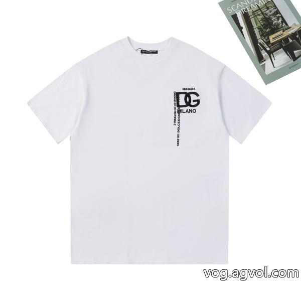 ブランド 偽物 通販定番人気素敵な夏の定番アイテム半袖TシャツDolce&Gabbana