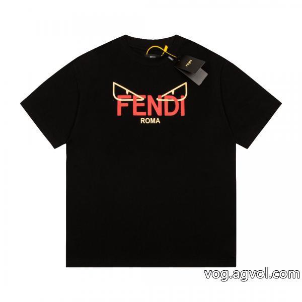 コピー ブランド 優良最新作トレンドの最先端にFENDI半袖Tシャツ