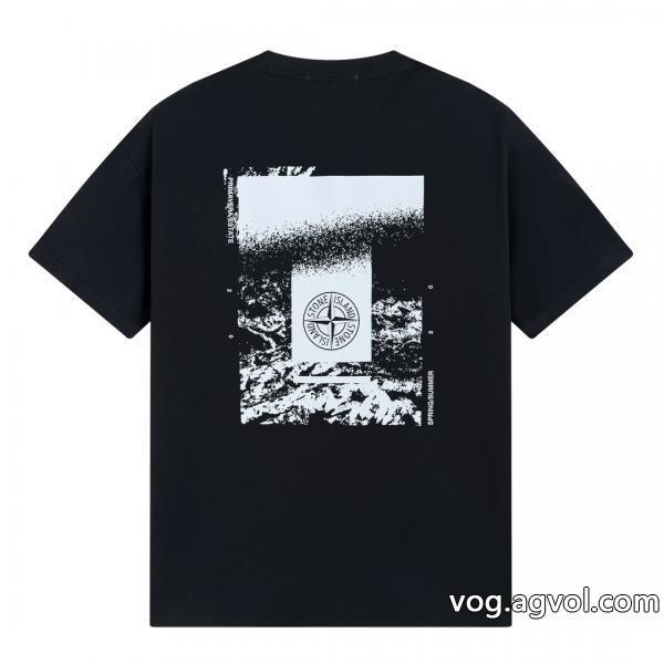 ストーンアイランドブランド コピー 販売2026新作新品SS23カッコいい 半袖Tシャツ