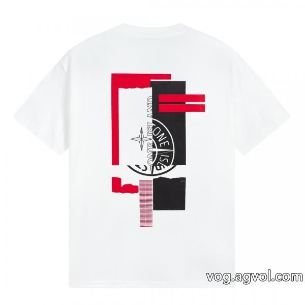 ブランド 品 コピー流行の最前線洗練された印象Stone Island半袖Tシャツ