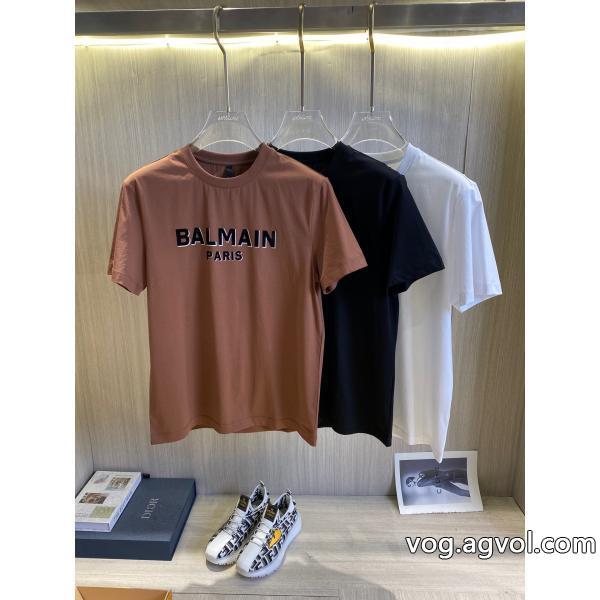 半袖TシャツBALMAIN海外限定新着2026セールコピー ブランド 通販 安心
