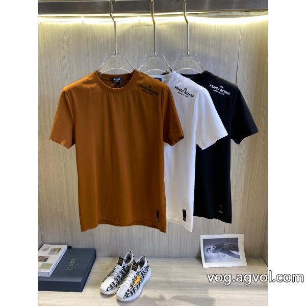 快適な着心地最新で完売確実フェンディ半袖Tシャツブランド コピー 専門