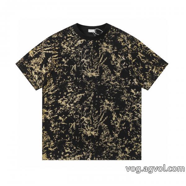 ブランド 品 コピー半袖TシャツDIOR限定版プリント夏らしい品格が漂う