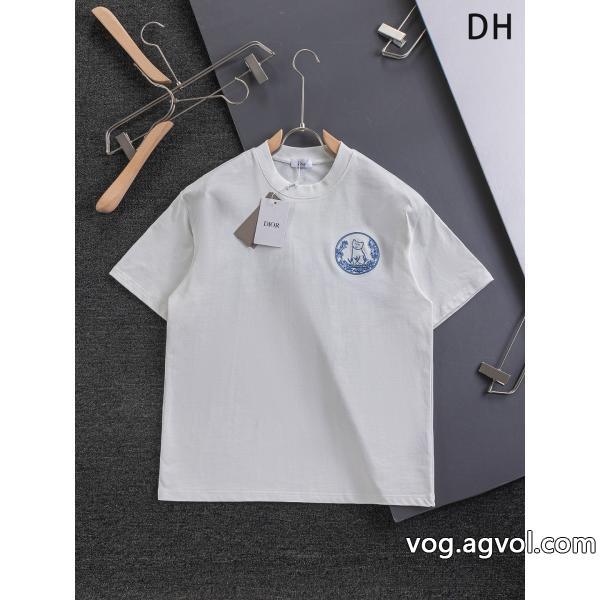 偽 ブランド肌触りの良いサラりと完売間近DIOR半袖Tシャツ