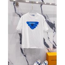 プラダ根強い人気定番商品センス抜群ブランド 偽物 通販半袖Tシャツ