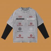 高級感が好評ですファッション感満々balenciaga長袖Tシャツコピー ブランド 優良
