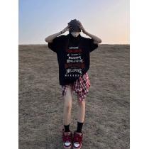 優しい肌触りカジュアルの定番半袖Tシャツbalenciagaコピー 品 ブランド