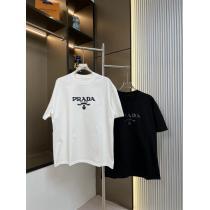 23SS 異素材人気ブランドプラダ半袖Tシャツコピー ブランド 通販 安心