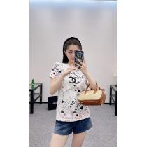 ブランド アクセサリー 激安CH半袖Tシャツヘルシー 抜け感重視完売目前
