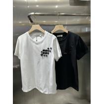 スーパー ブランド コピー大変大人気2026カッコカワイイMIUMIU半袖Tシャツ