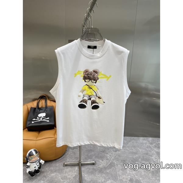FENDISS23カッコいい 今季大人気のデザイン激安 通販 専門半袖Tシャツ