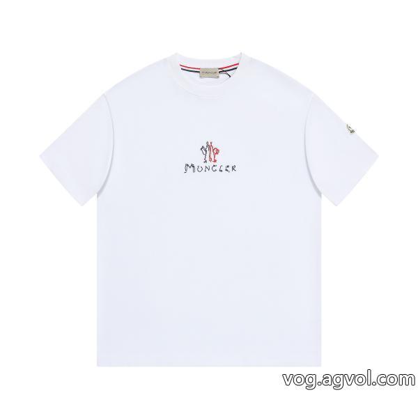 MONCLER半袖Tシャツ23SS海外直営お色味たくさん大人気スーパー コピー  
