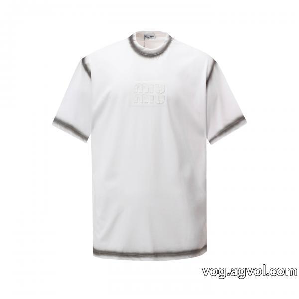 コピー ブランド 販売半袖Tシャツ魅力が光る定番人気最新作MIUMIU
